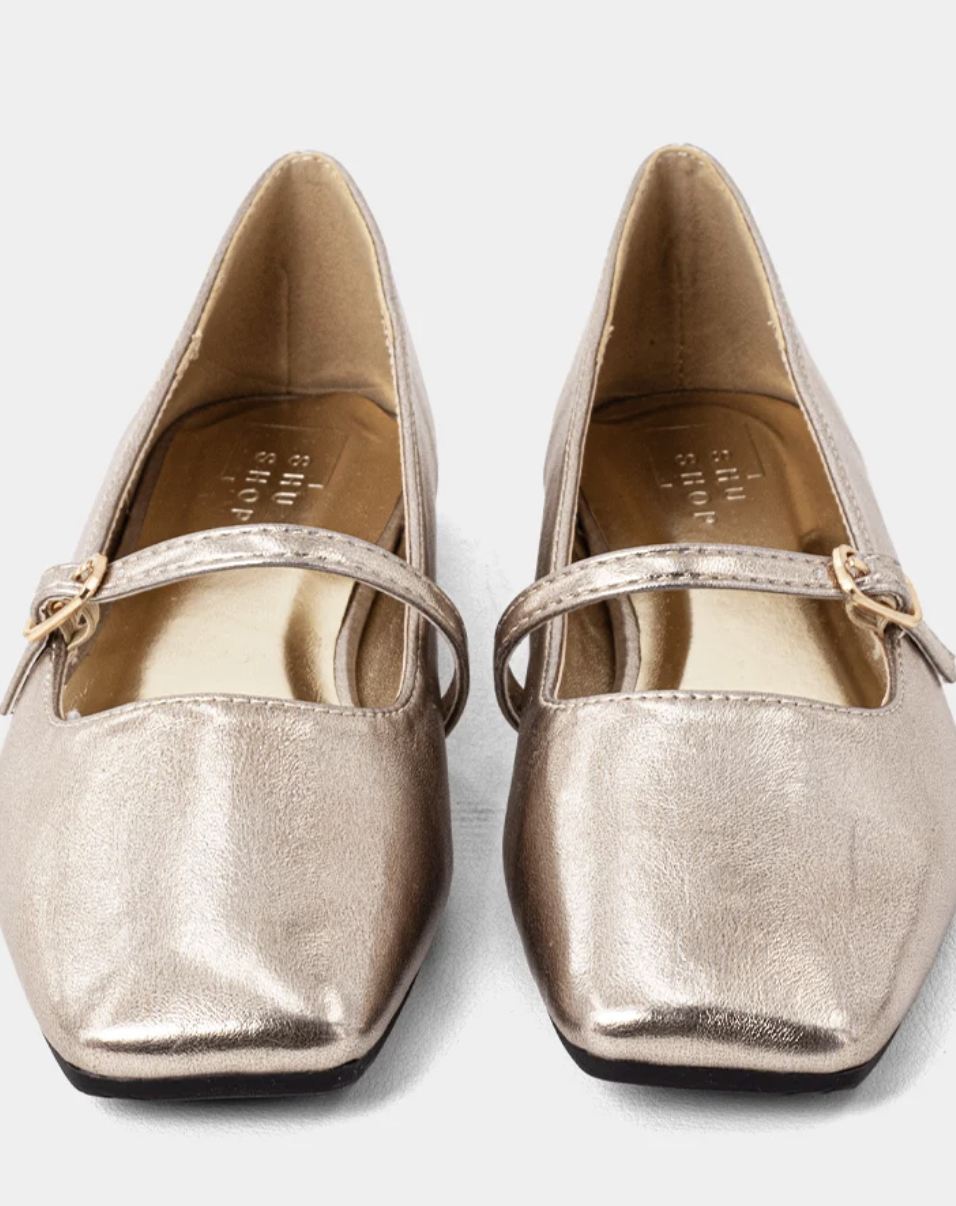 ShuShop Adele Mini Gold Flats