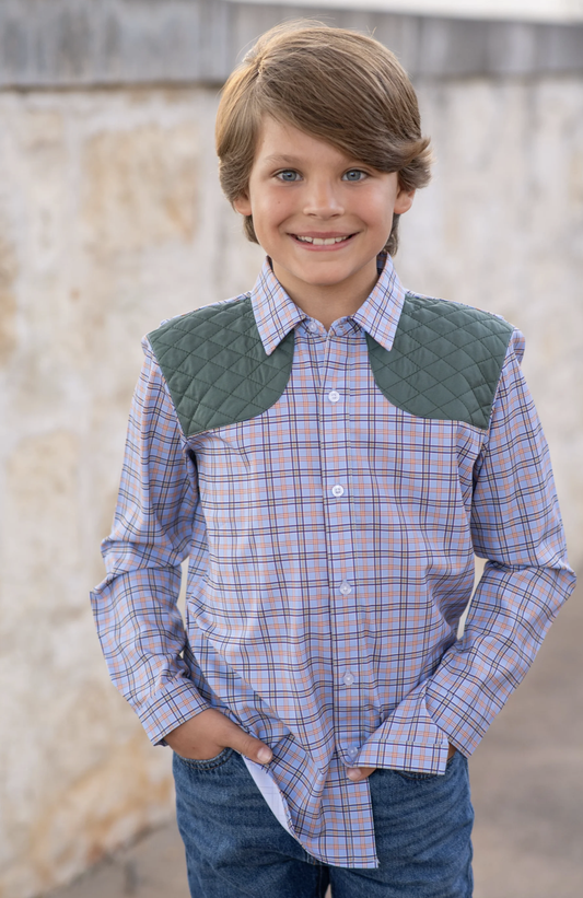 Blue Quail Aspen Plaid Ranch LS Shirt