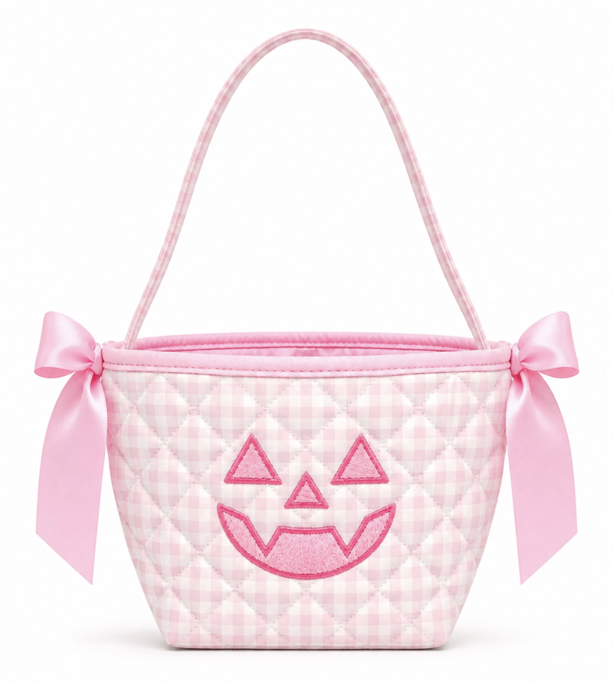 Bits & Bows Petite Pumpkin Tote - Pink