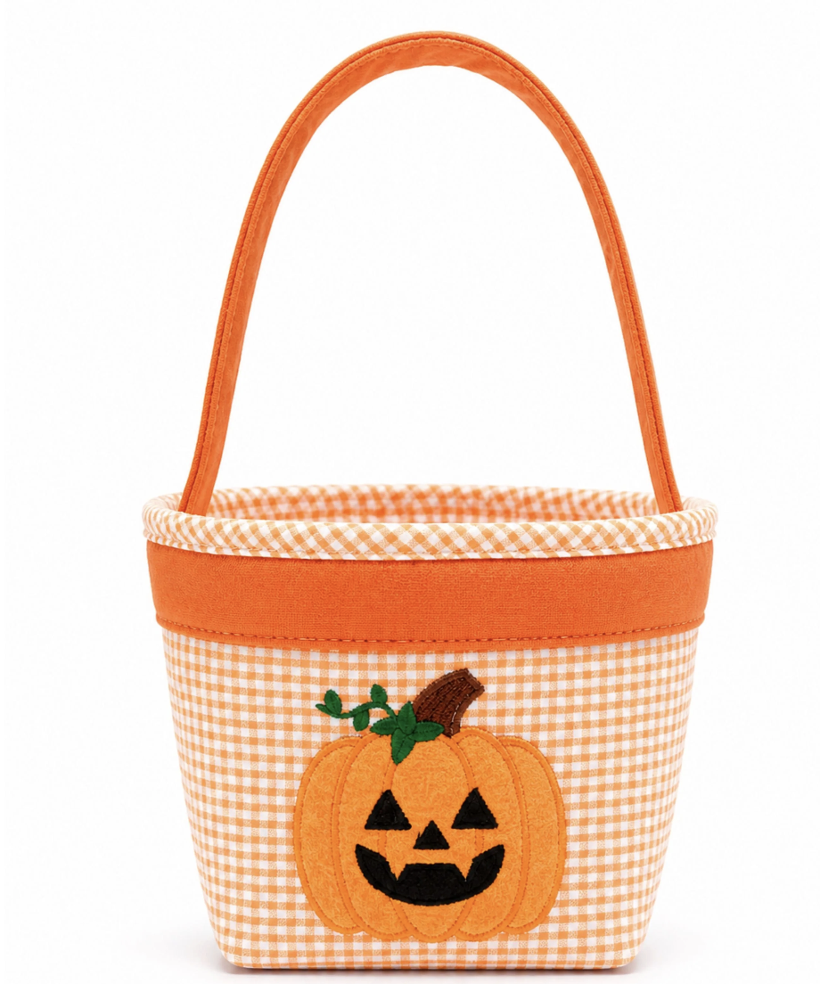 Bits & Bows Jack-O-Lantern Trick or Treat Tote