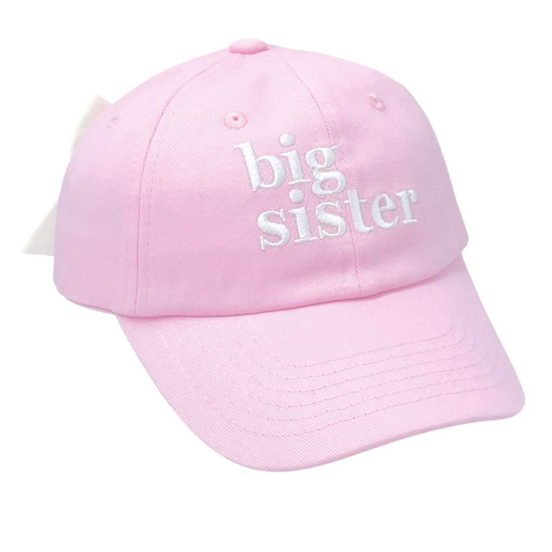 Bits  & Bows Big Sister Bow Baseball Hat