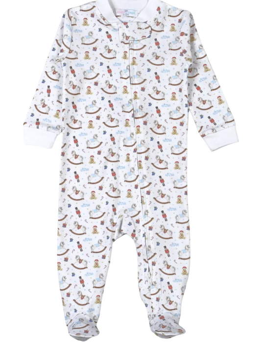 Baby Loren The Tiny Nutcracker Hand Smocked Footie