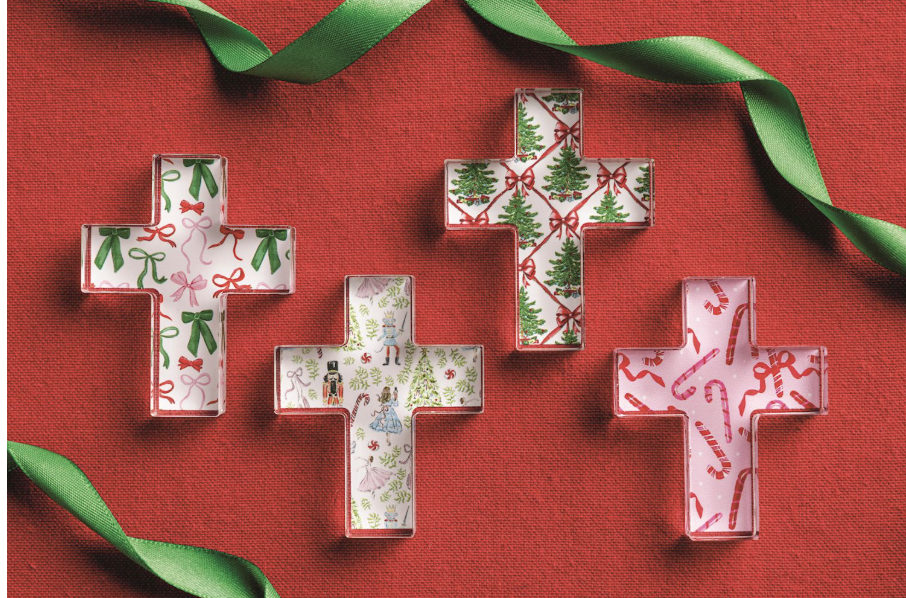Mud Pie Acrylic Christmas Cross