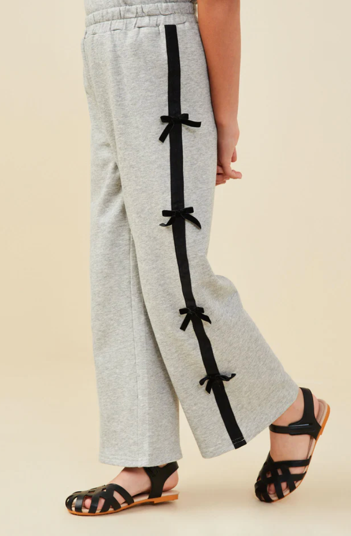 Hayden Girls Two Piece Pant Set - Grey