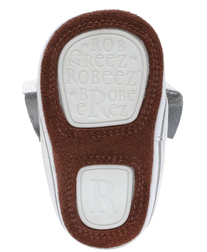Robeez Aria First Kicks White