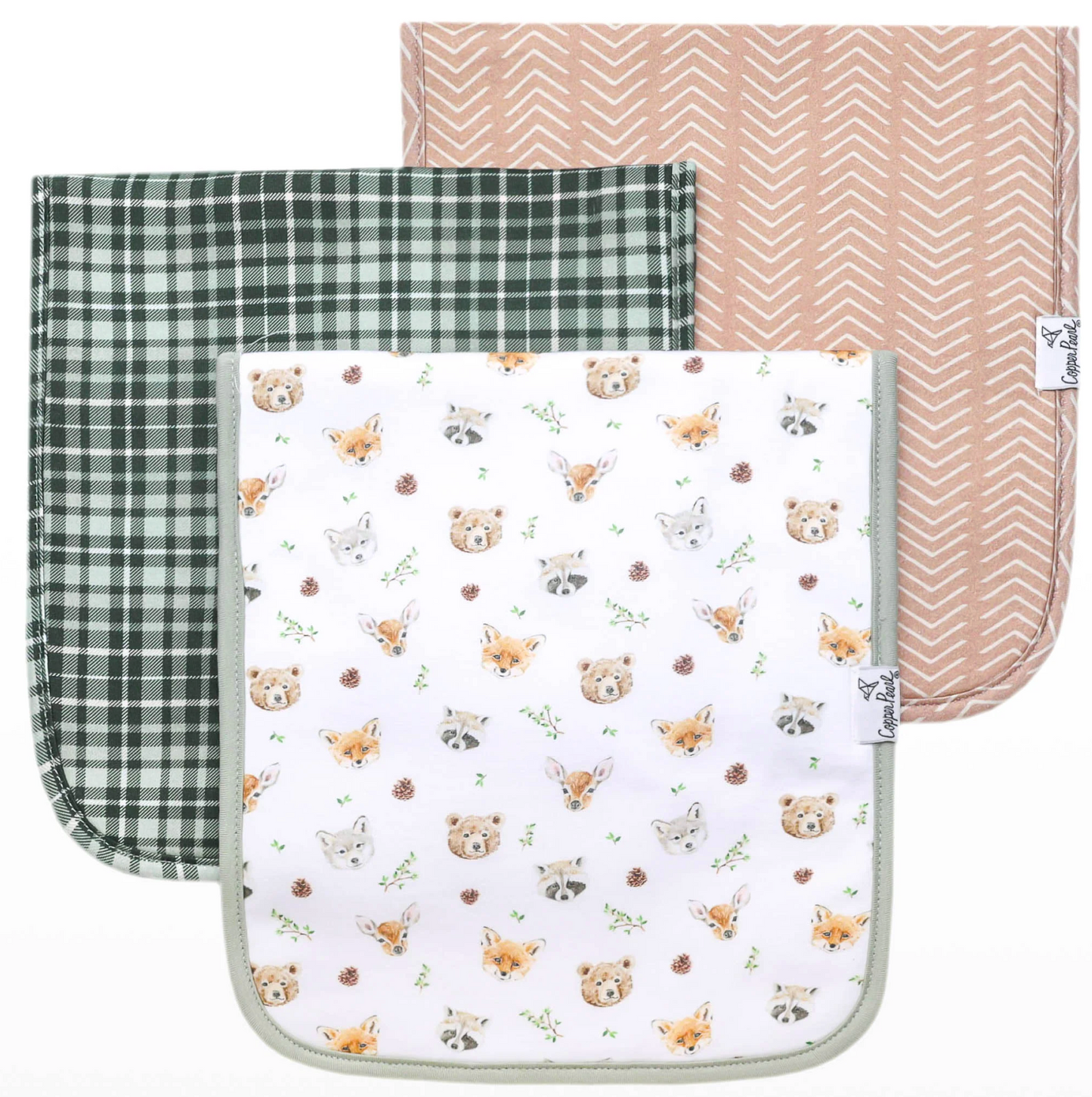 Copper Pearl  Wilder Premium Burp Cloth