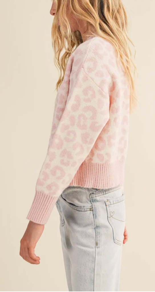 Heart & Arrow Drop Shoulder Sweater