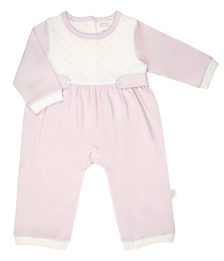Paty Jacquard Romper - Pink