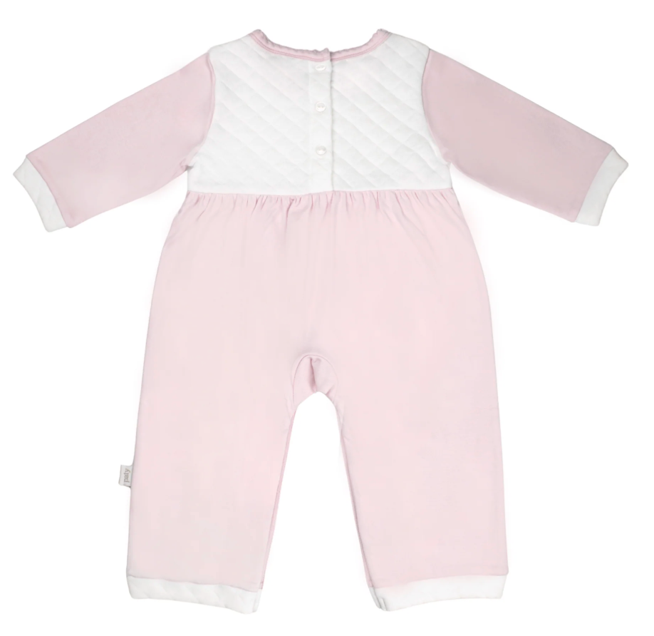 Paty Jacquard Romper - Pink