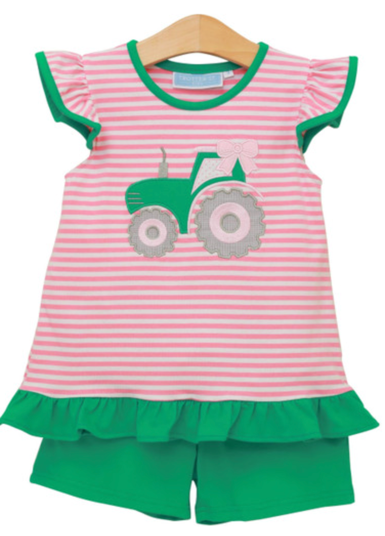 Trotter Street Kids Harvest Time Flutter Short Set