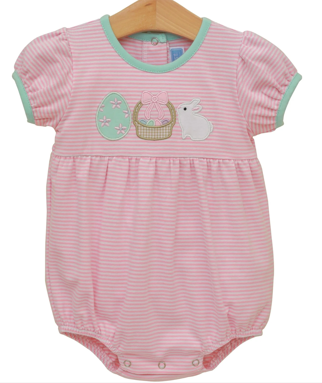 Trotter Street Kids Bunnies & Baskets Bubble - Pink