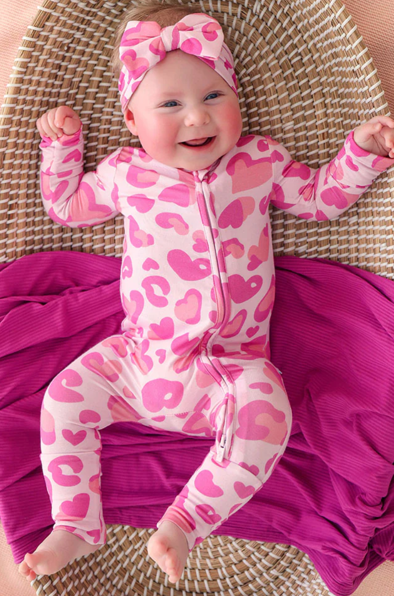 Posh Peanut Love Leopard Convertible One Piece