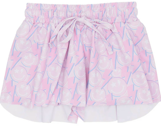 Azarhia Smiley Spark Butterfly Shorts