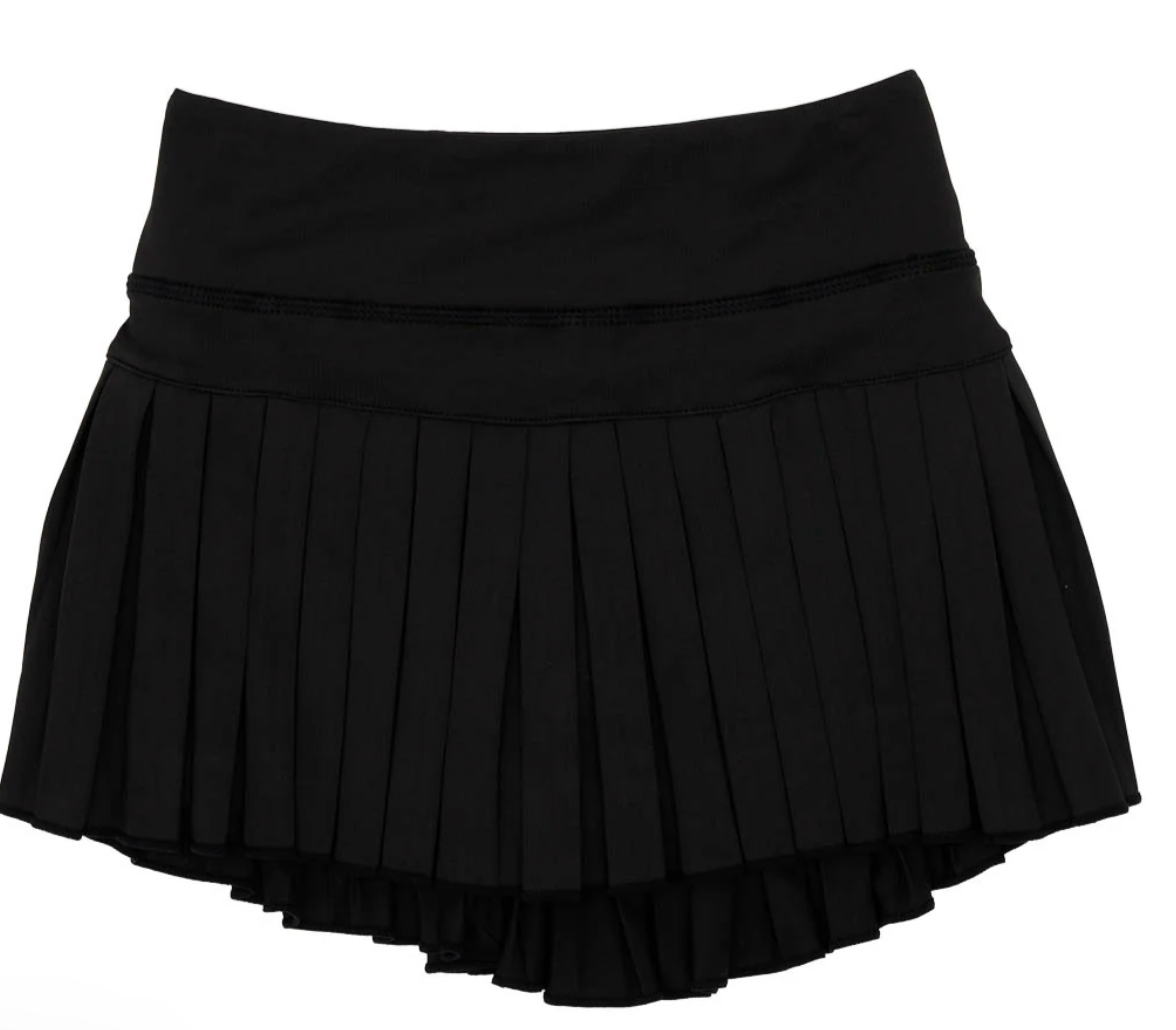 Azarhia Mini Pleated Skort - Black