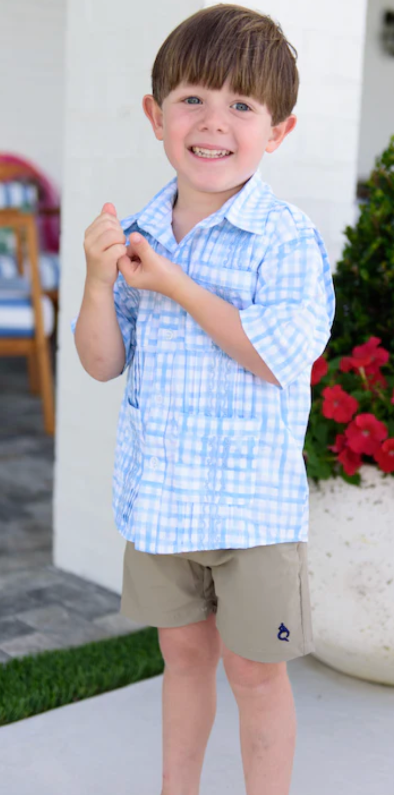 Blue Quail Khaki Shorts