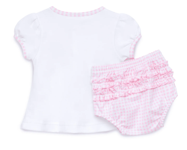 Magnolia Baby Silly Goose Diaper Cover Set - Pink