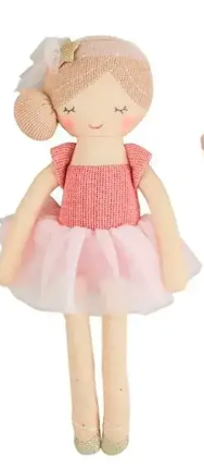 Mud Pie Ballerina Doll