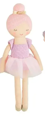 Mud Pie Ballerina Doll