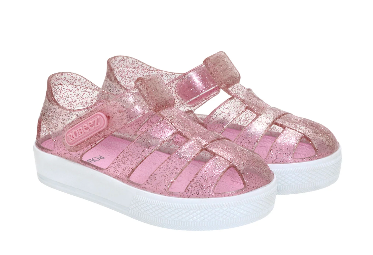 Robeez Elite Glitz Jelly Shoes - Pink