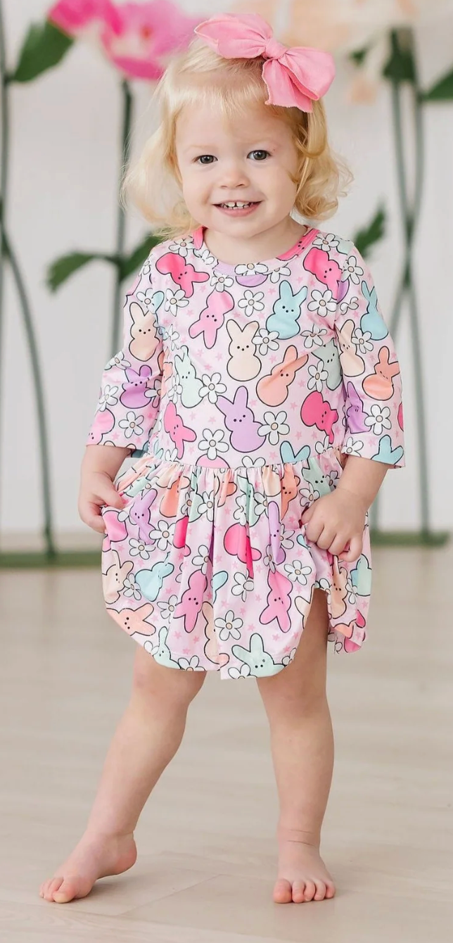 Mila & Rose Hangin with my Peeps Twirl Bodysuit