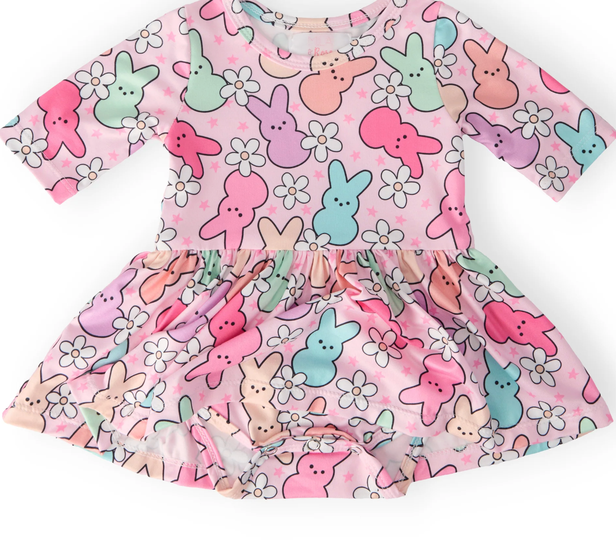 Mila & Rose Hangin with my Peeps Twirl Bodysuit