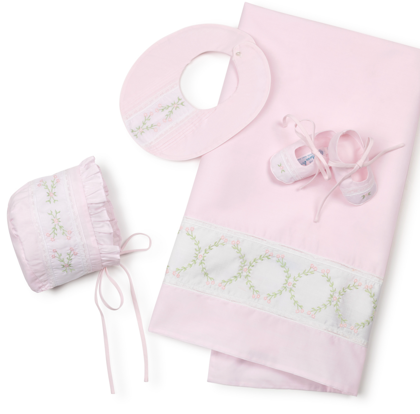 Feltman Brothers Vintage Bloom Receiving Blanket - Girls