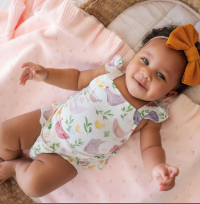 Posh Peanut Ruffled Strap Bubble - Jo