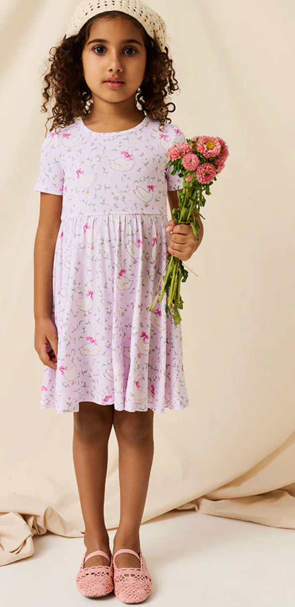 Posh Peanut Twirl Dress - Goose Blossoms