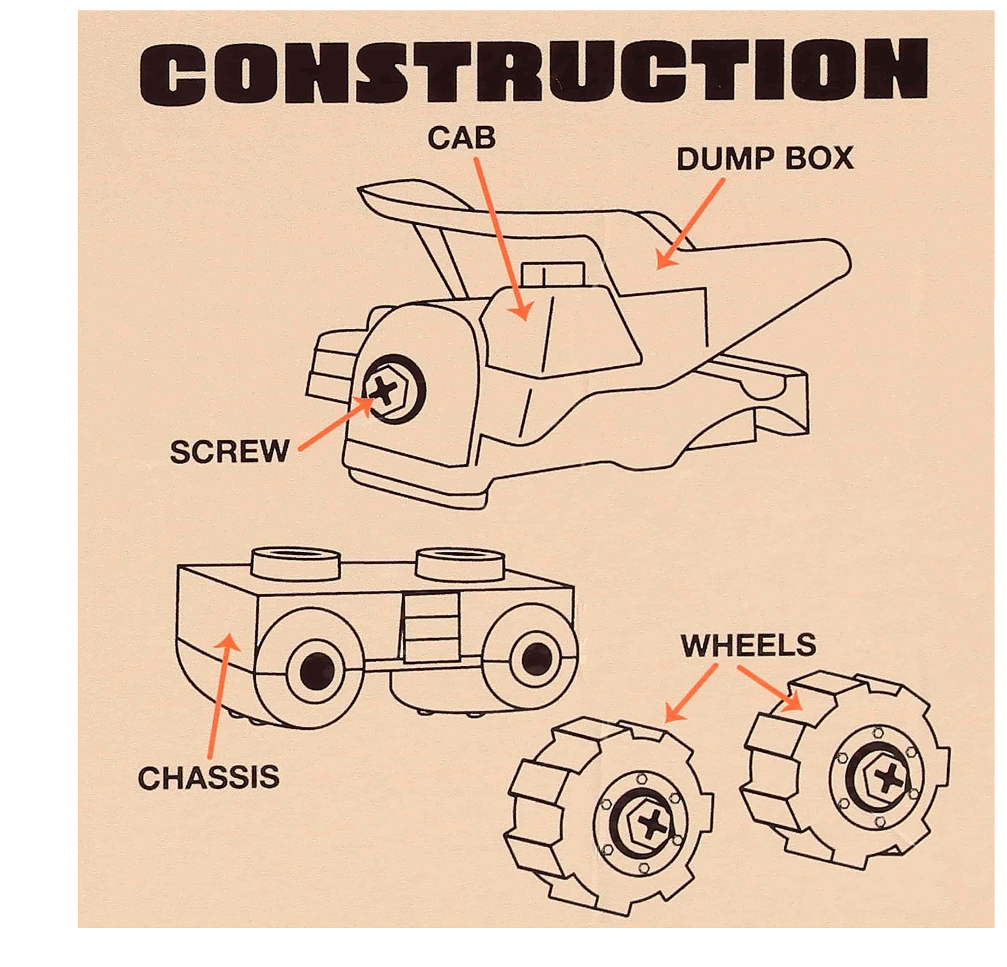 Aurora Take-A-Part Dump Truck