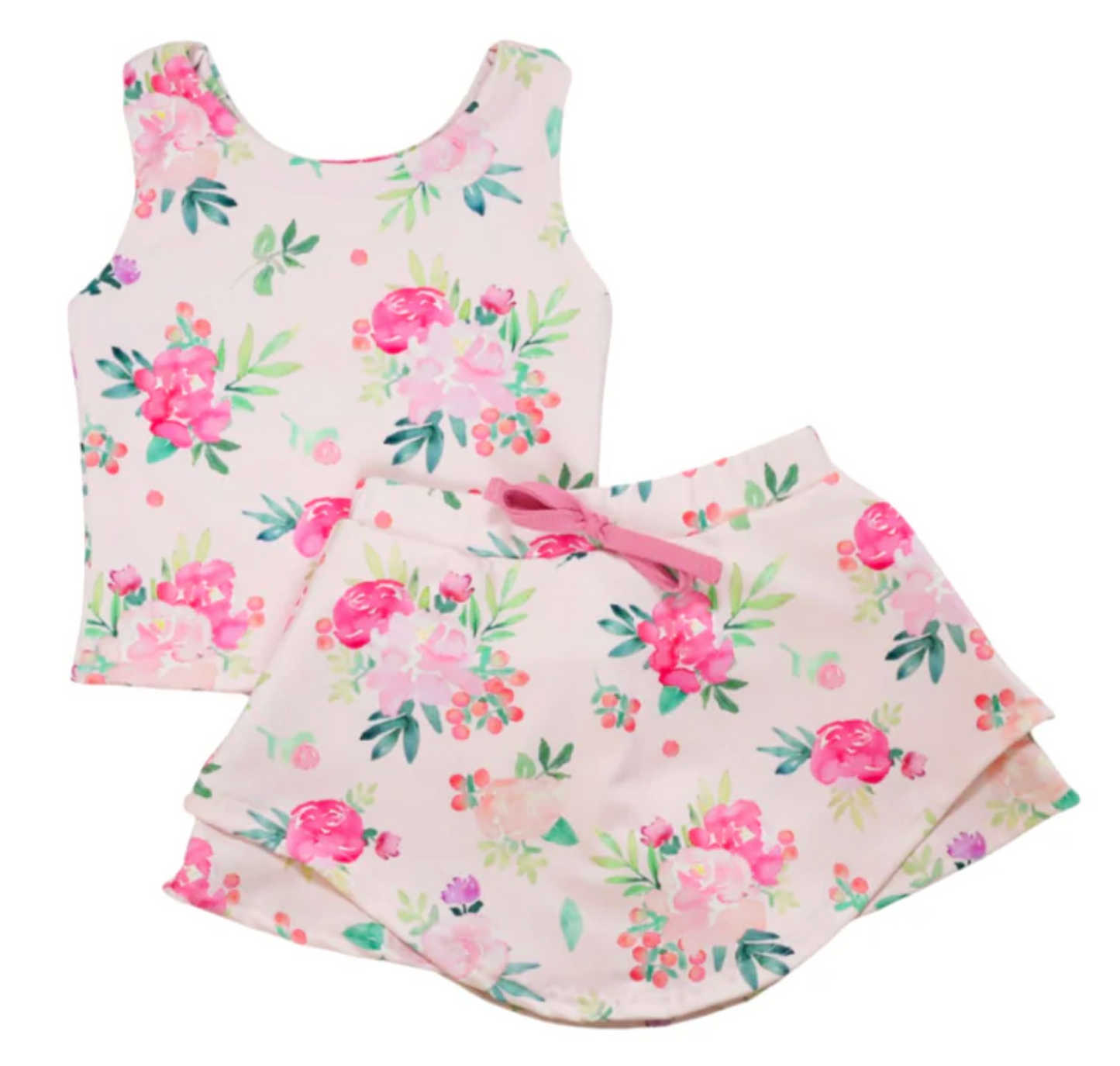Be Girl Rose Ralley Skort Set