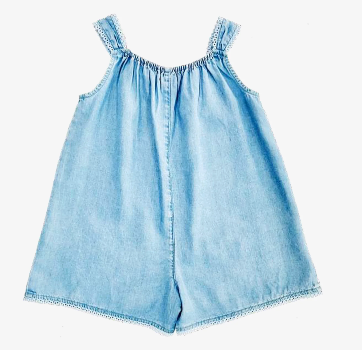 Blu & Blue Joanna Embroidered Playsuit