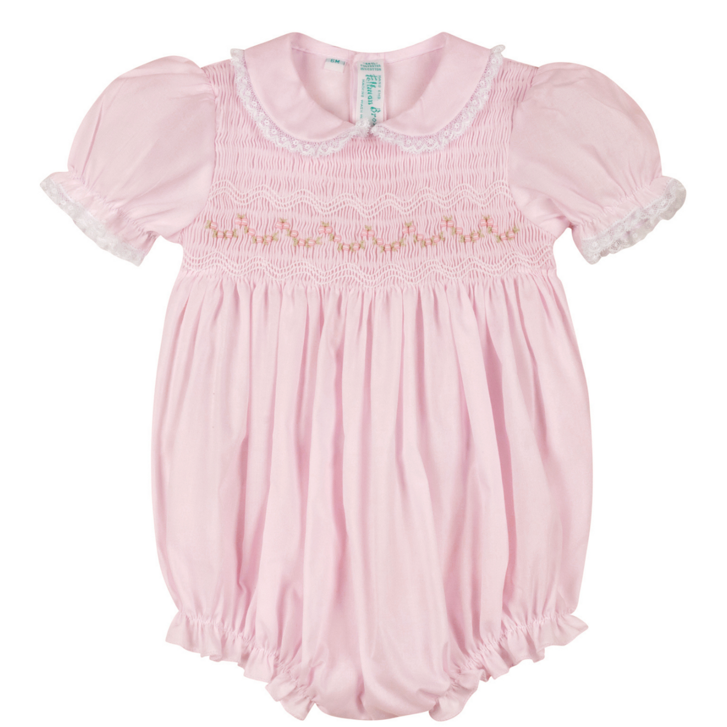 Feltman Bros. Girls Petite Petals Romper - Pink