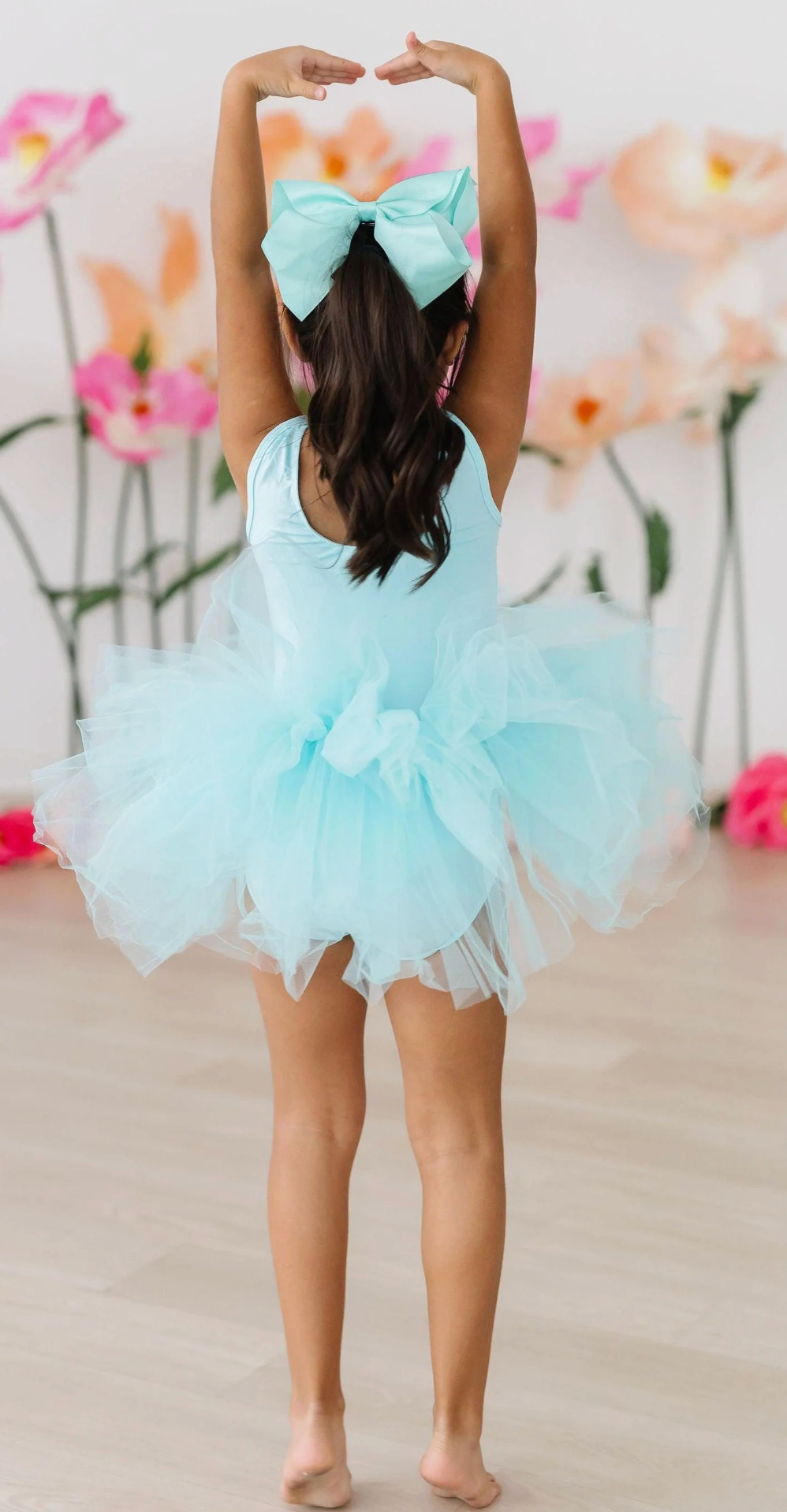 Mila & Rose Aqua Tank Tutu Leotard