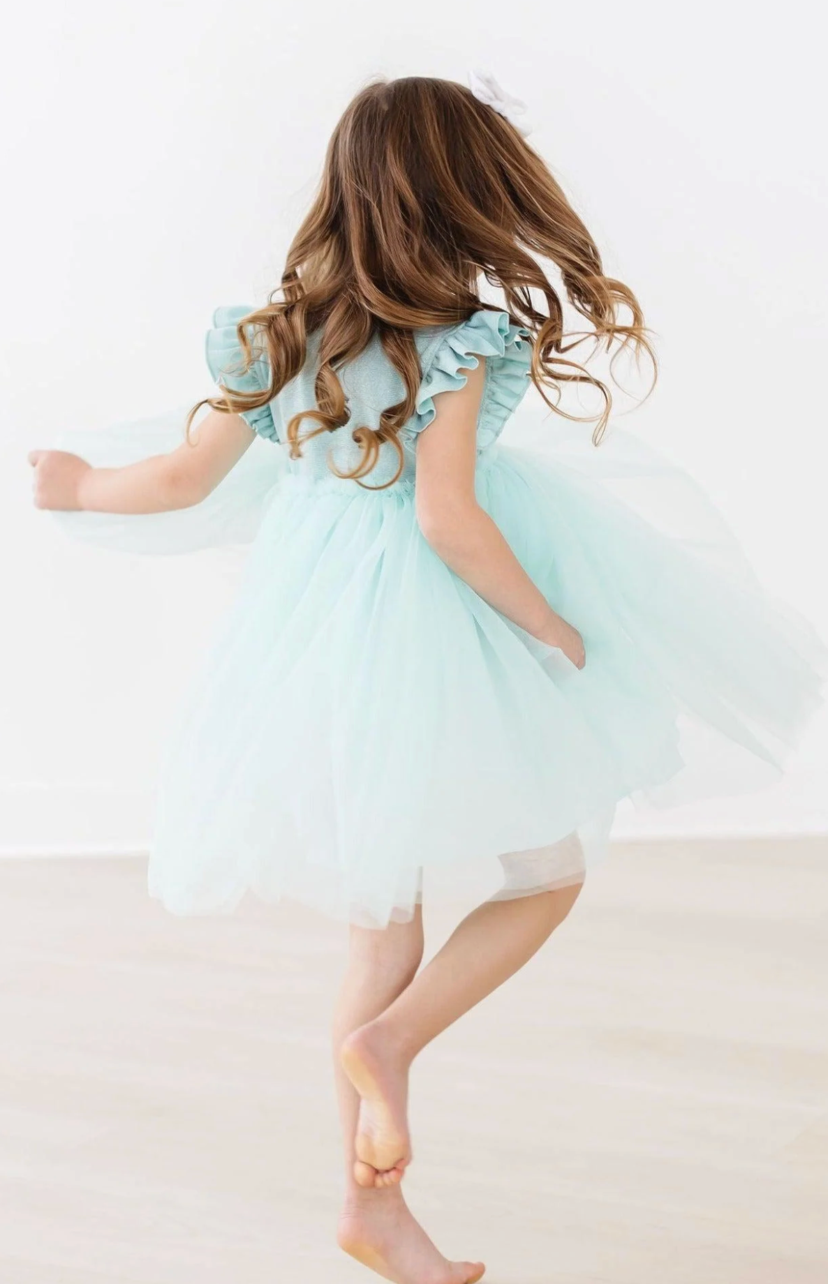 Mila & Rose Sage Shimmer Tutu Dress