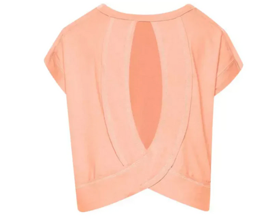 Fornia Creations Split Back Top - Peach
