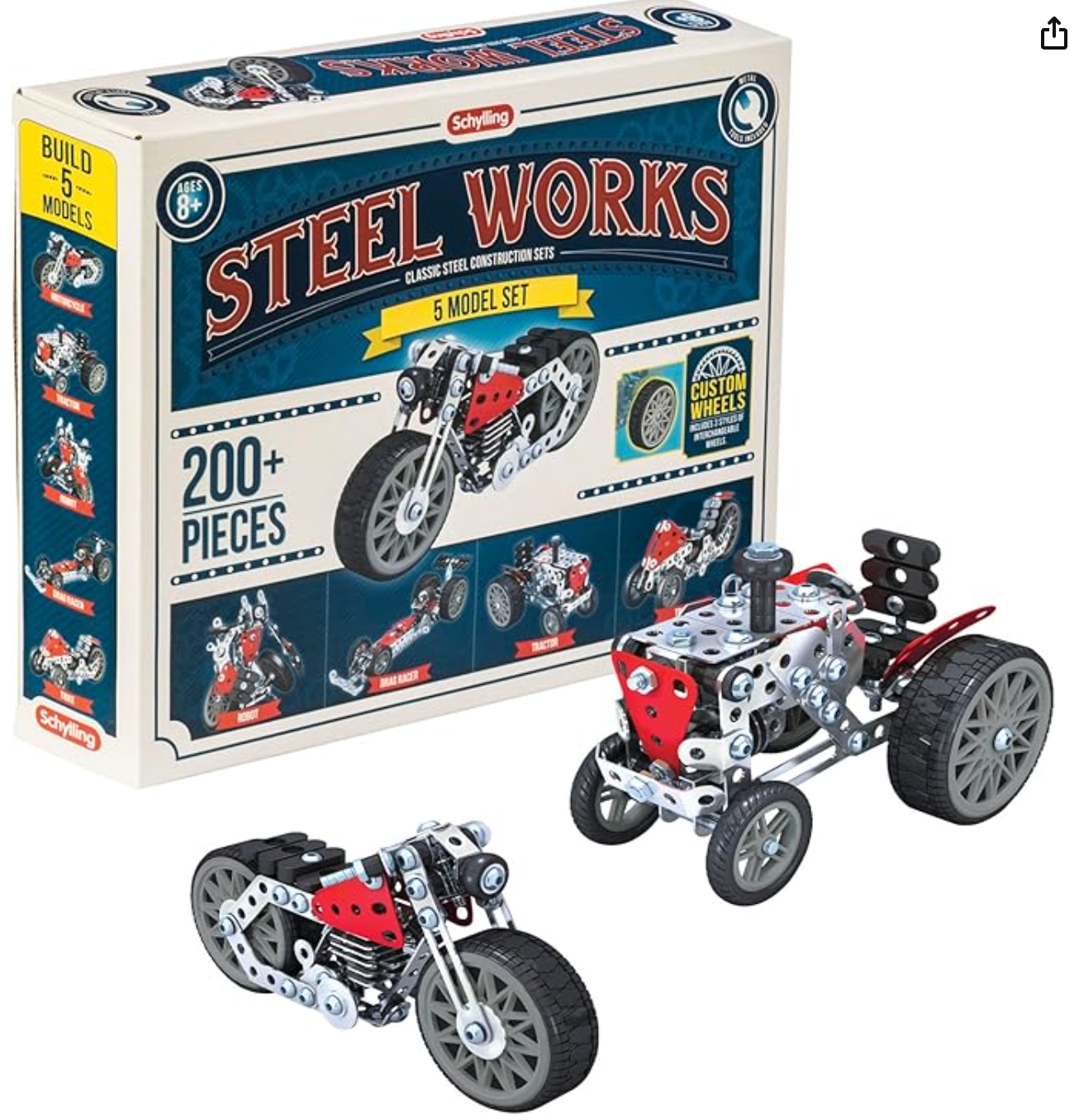 Schylling Steel Works Classic Steel Construction Sets