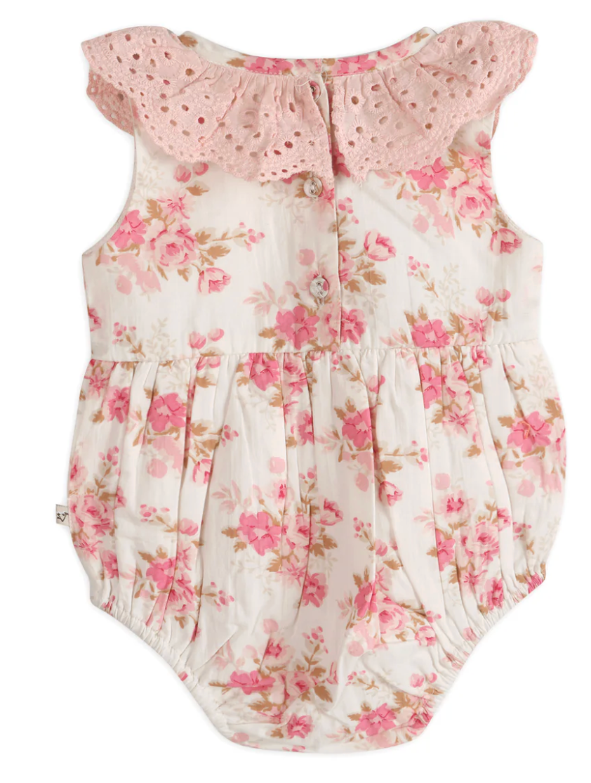 Viverano Nova Floral Romper & Headband