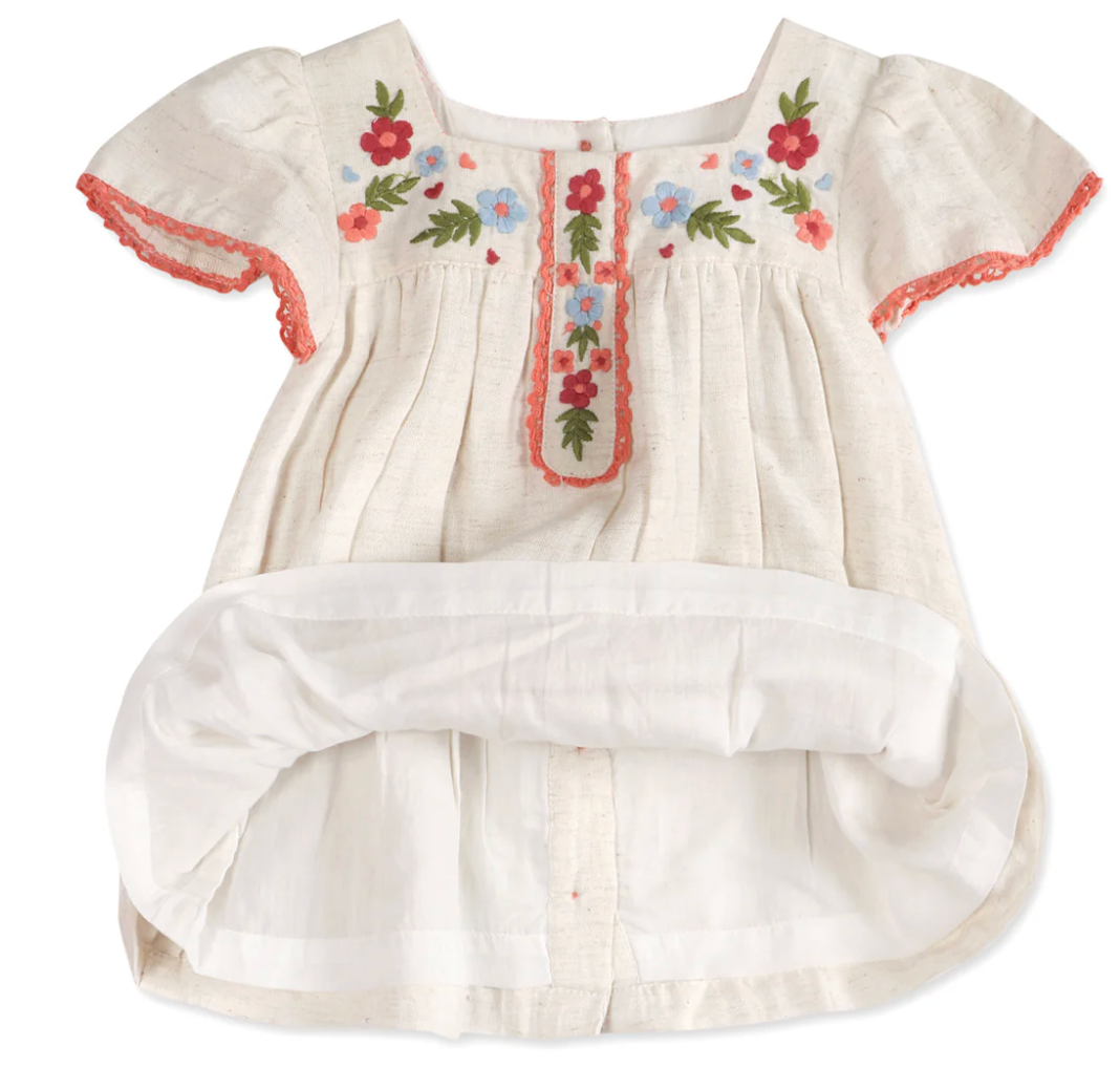 Viverano Gabi Embroidered Dress & Bloomer
