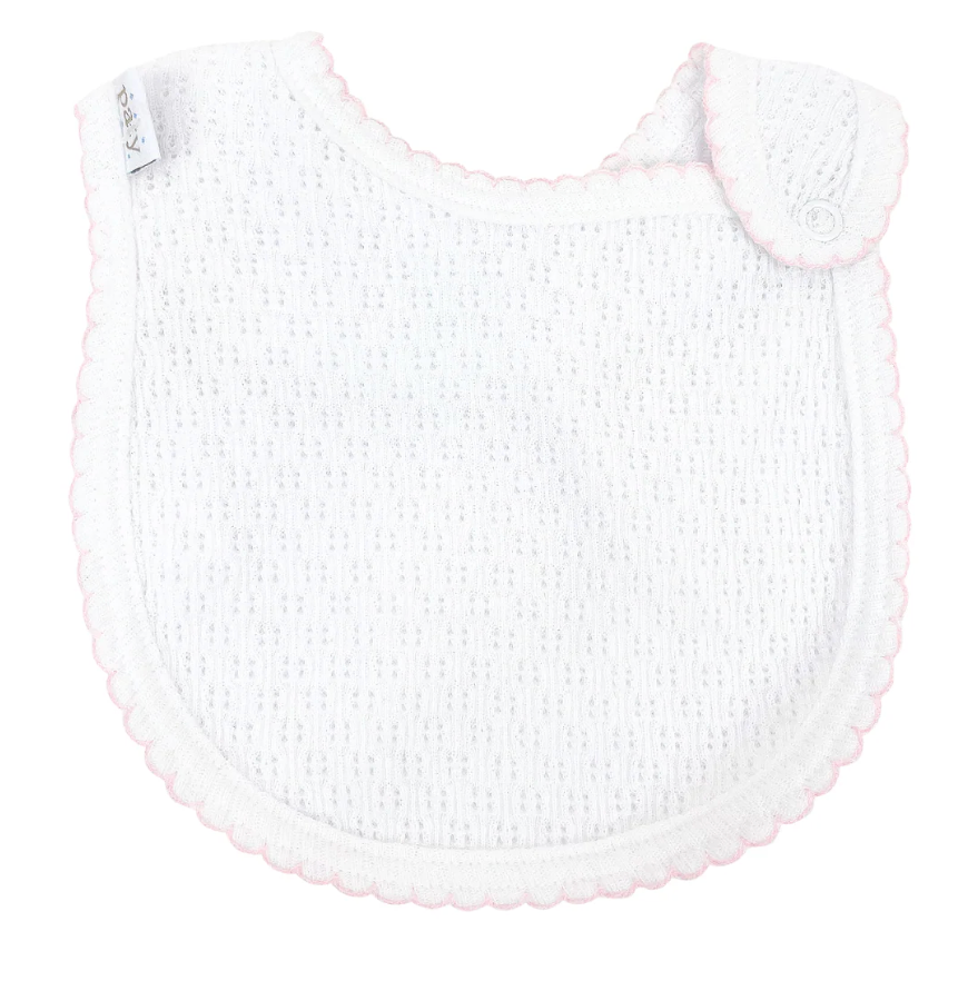 Paty Knit Shoulder Snap Bib