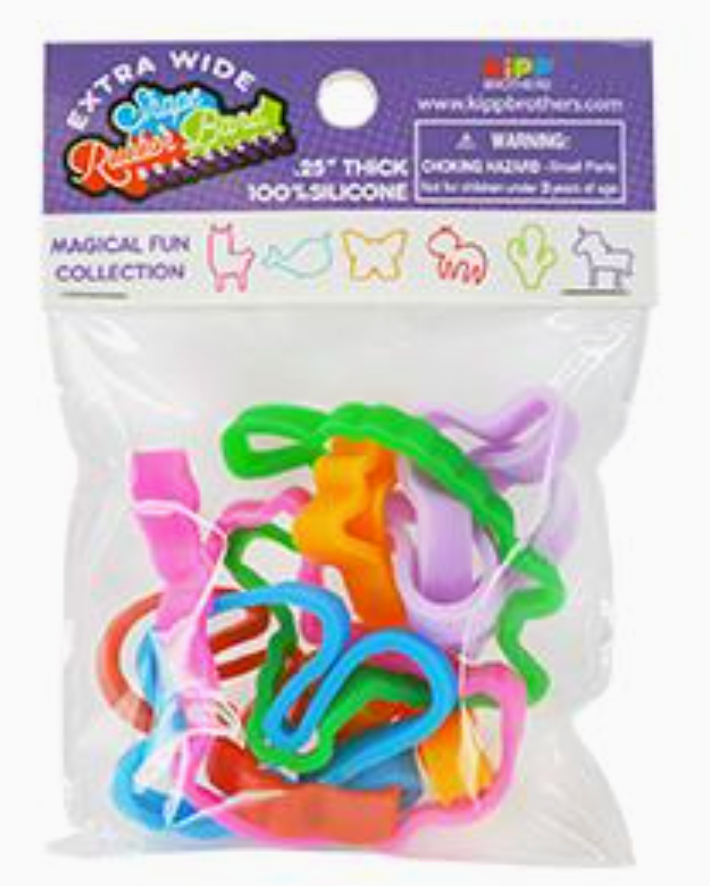 Silicone Shaped Bracelet Packs
