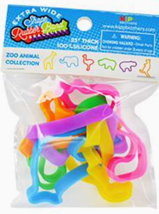 Silicone Shaped Bracelet Packs