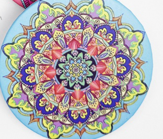 Mandala Pattern Compact Mirror