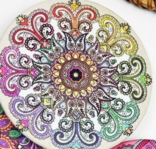 Mandala Pattern Compact Mirror