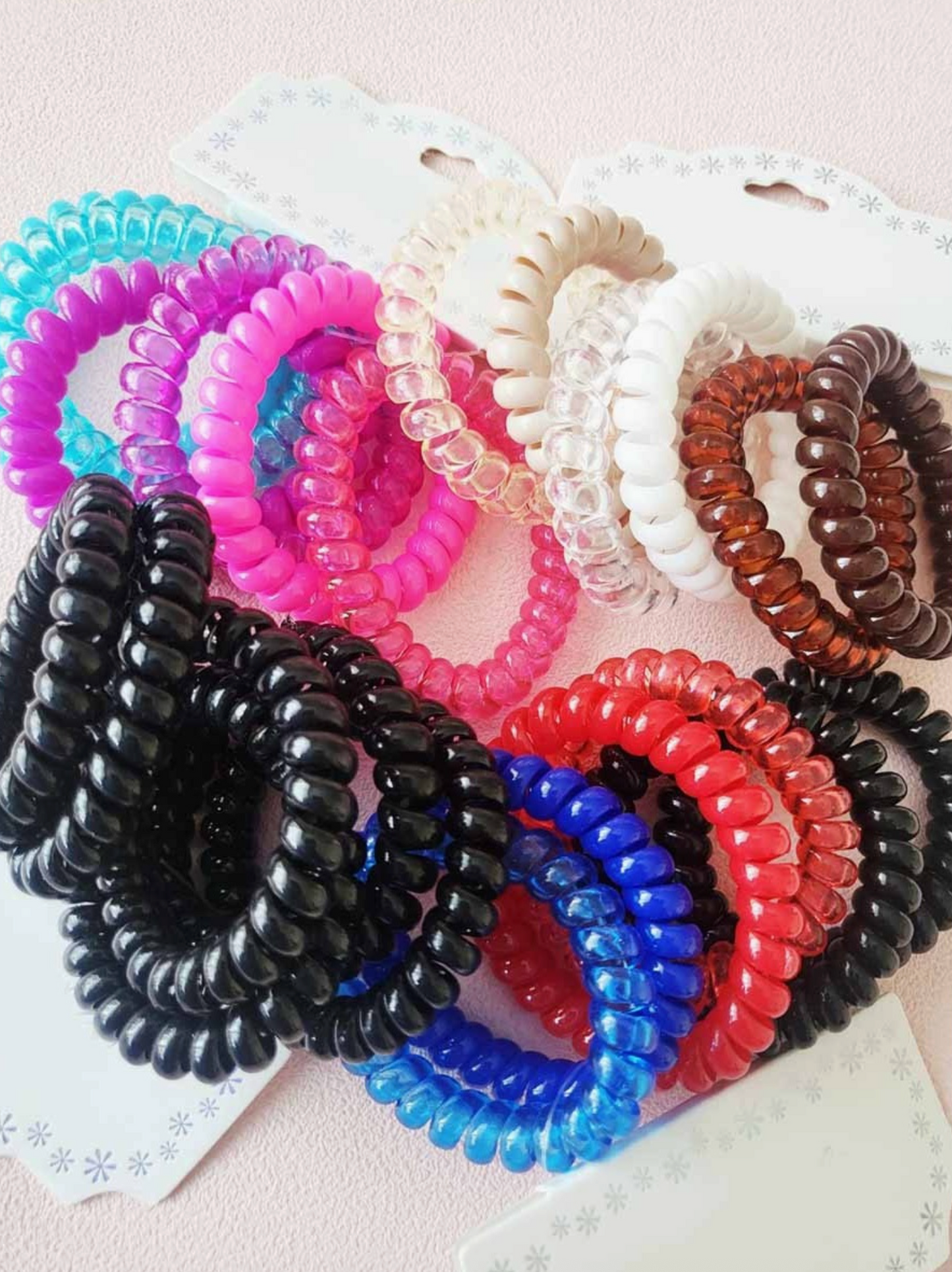 Spiral Hair Tie Sets - Various