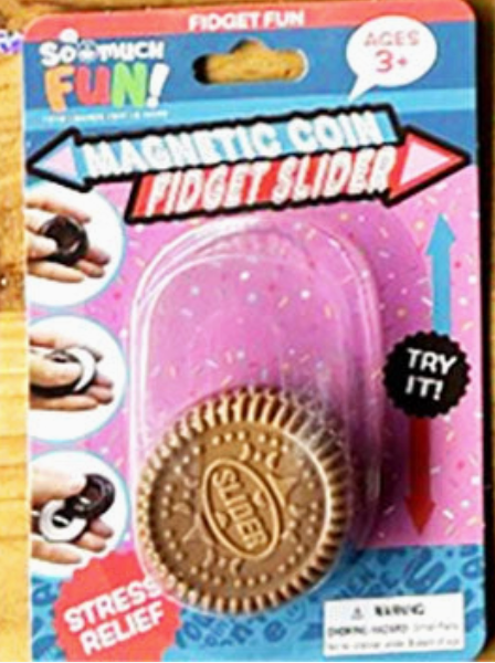 Magnetic Coin Fidget Slider
