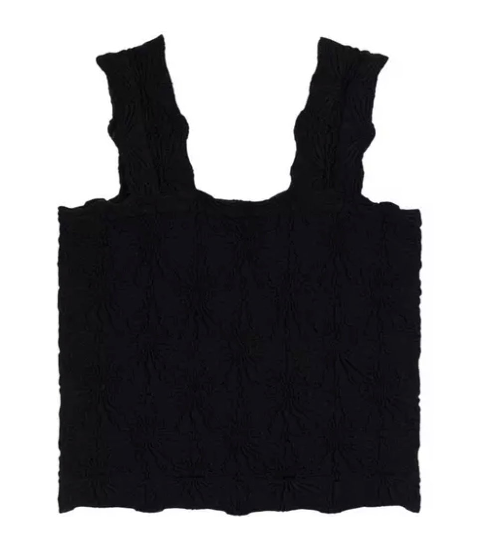 Suzette Collection Smocking Lace Tank