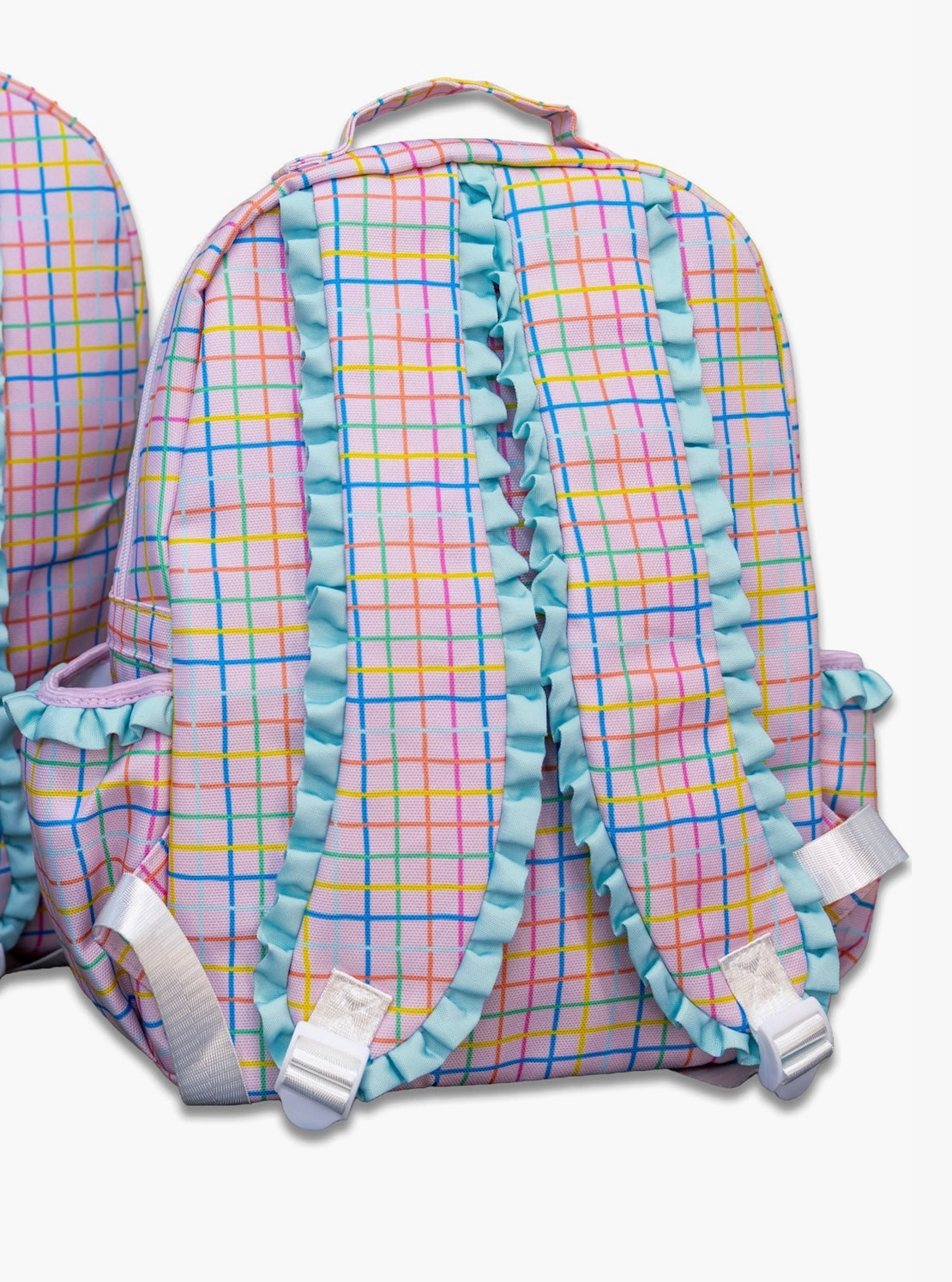 SugarBee Girls Backpack - Pink Plaid