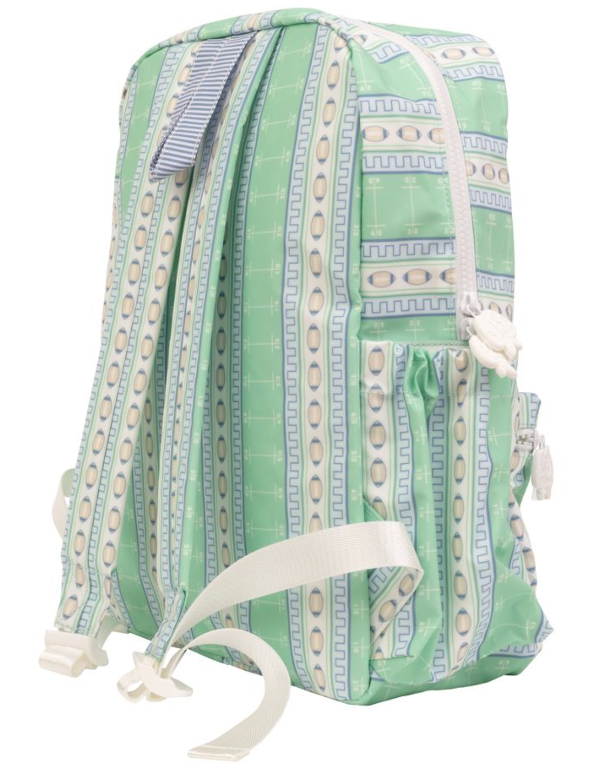 Apple of My Isla Large Backpack - Football