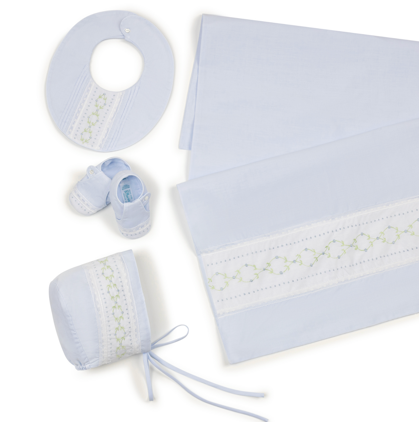 Feltman Brothers Vintage Bloom Receiving Blanket - Boys