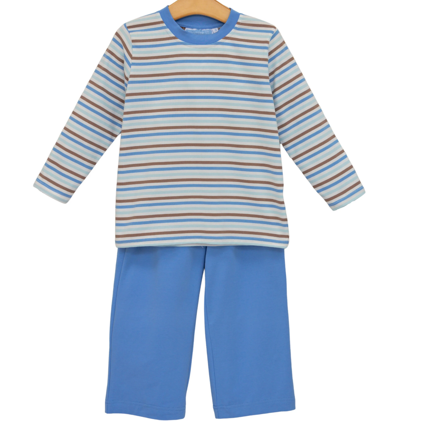 Trotter Street Kids Miller Pant Set - Hamptons Stripe